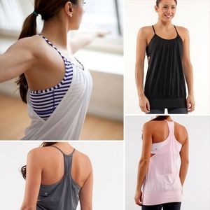 Lululemon top with built-in sports bra